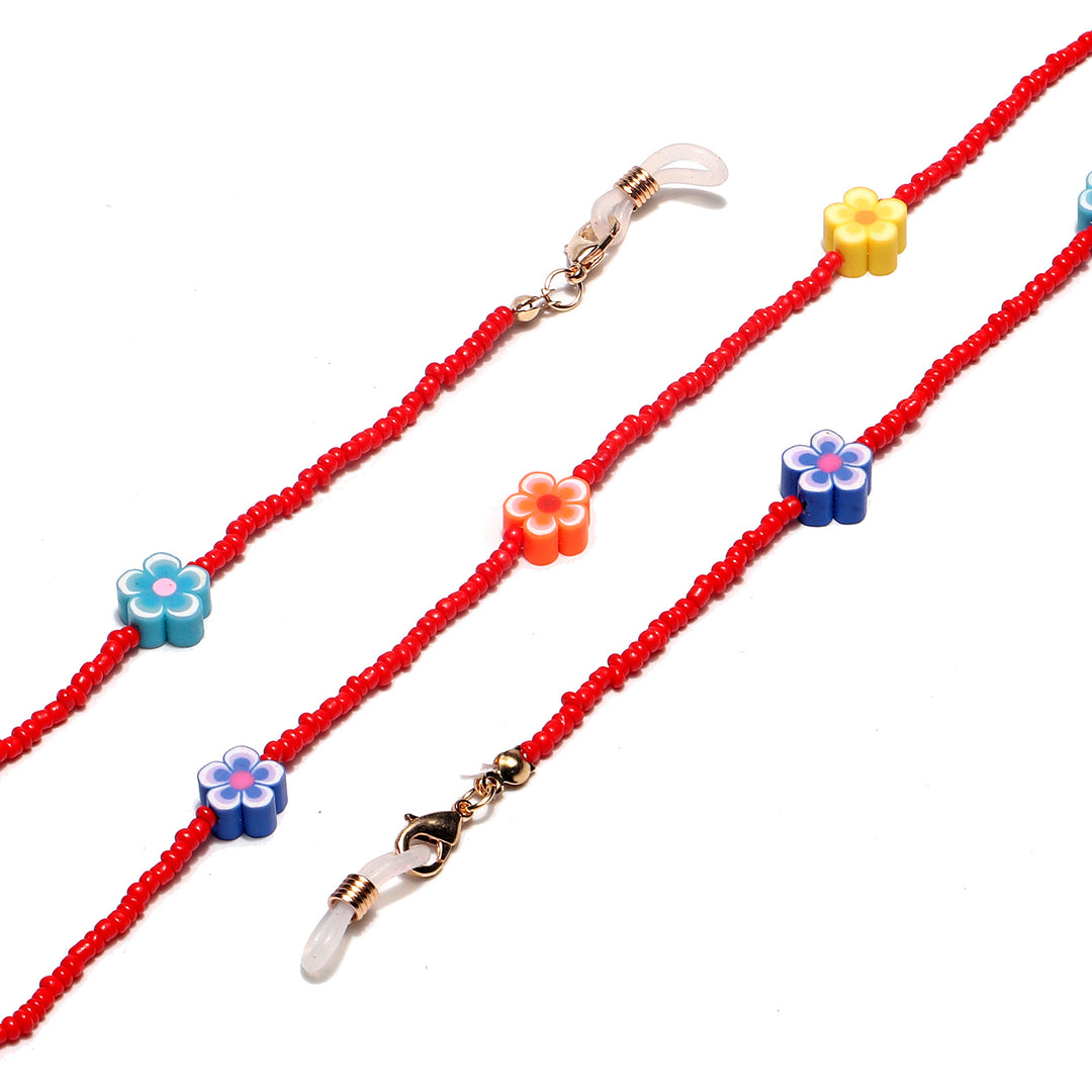 Decorative Flower Beaded Eyewear Chain Stornfield