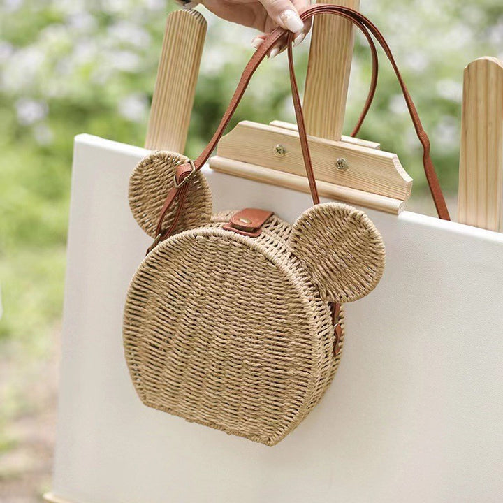 Women's Round Basket Shoulder Bag Stornfield