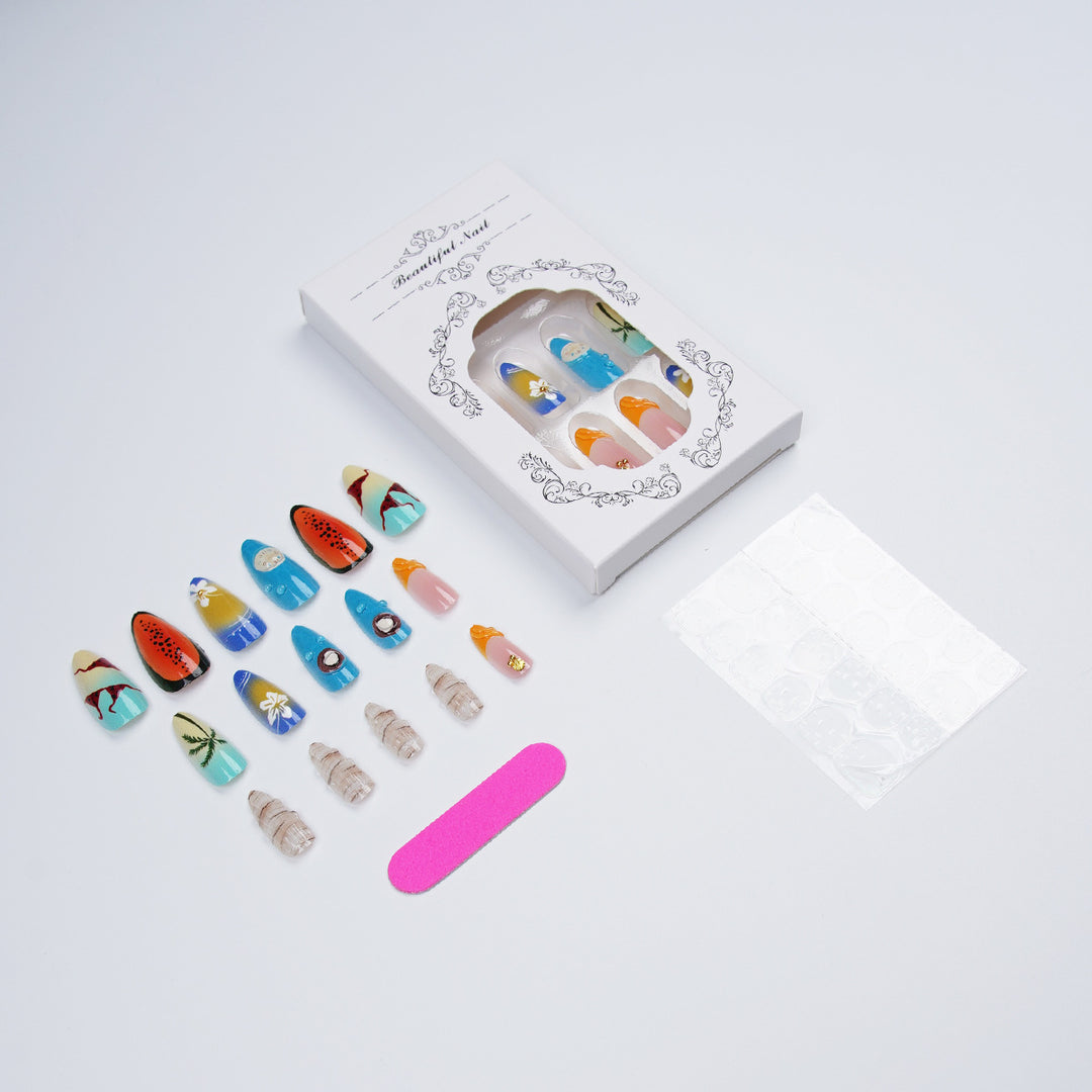Nail art set with maritime motif Stornfield