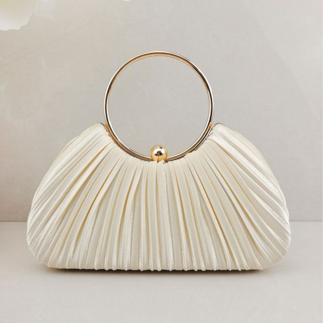 Elegant Pleated Evening Clutch