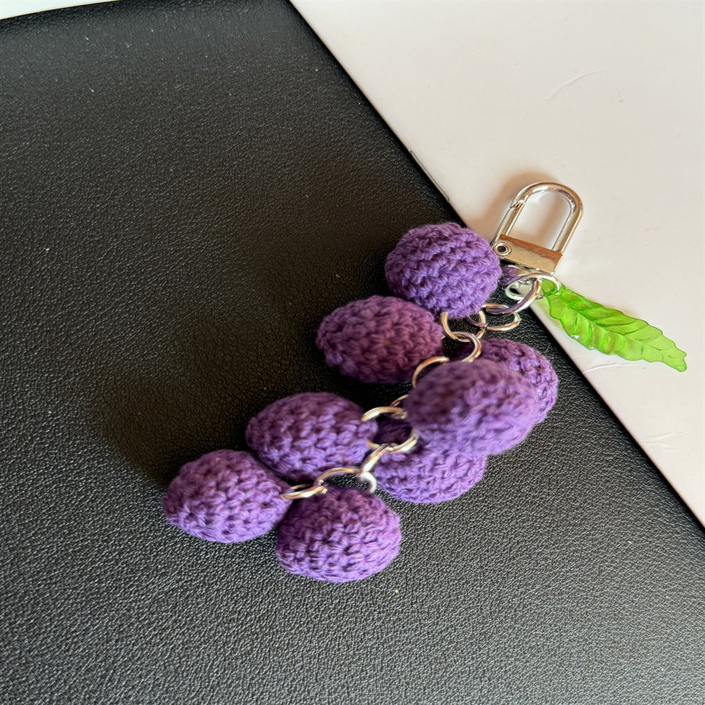 Whimsical Grape Cluster Keychain Stornfield