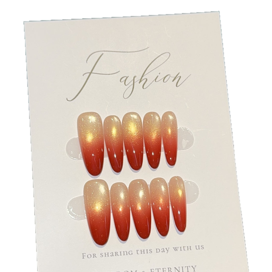 Artificial nails with elegant ombre effect Stornfield