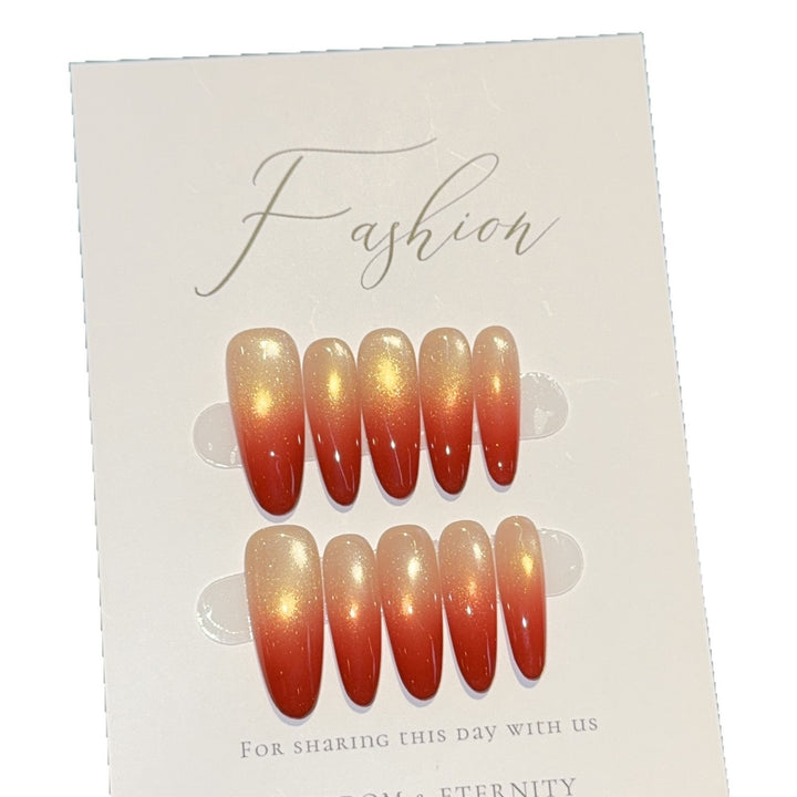 Artificial nails with elegant ombre effect Stornfield