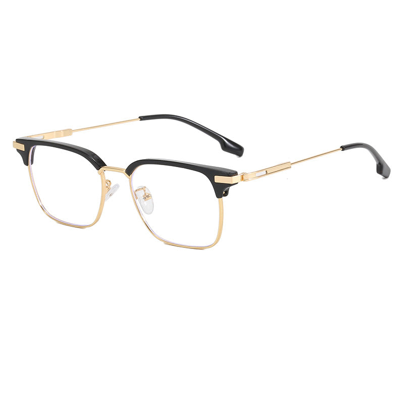 Women's square sunglasses with lightweight metal frame and wide temples Stornfield