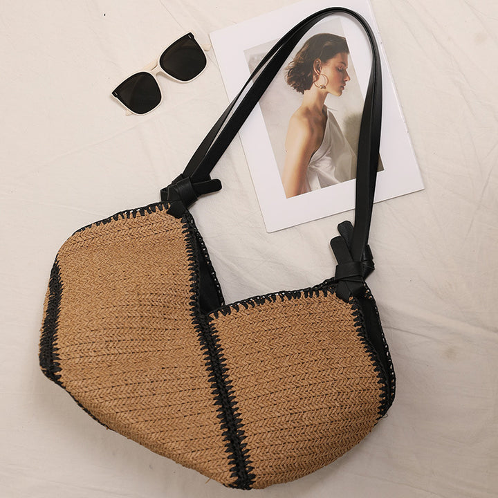 Handmade Boho bag with leather accents Stornfield