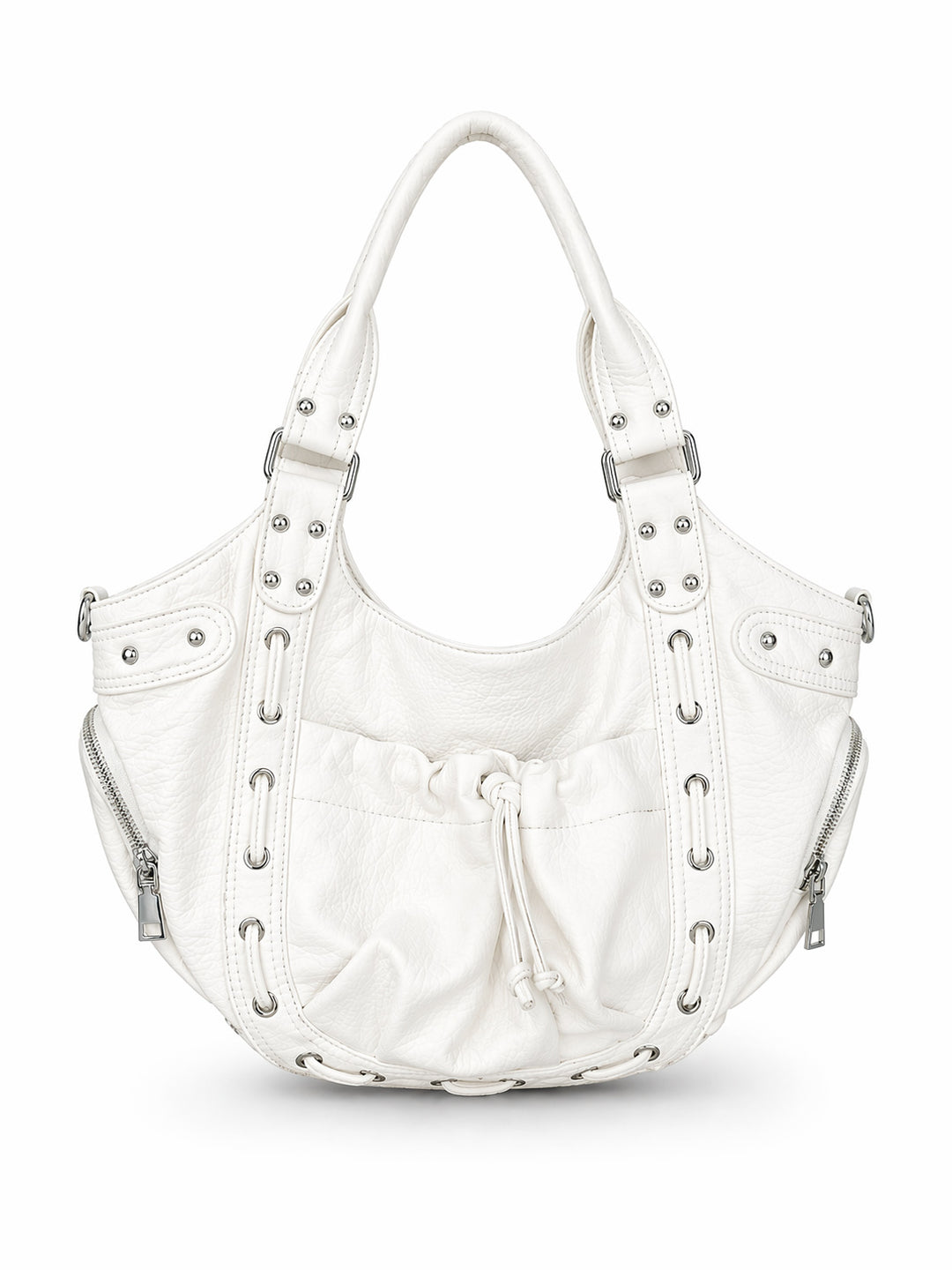 Casual Multi-Pocket Hobo Bag