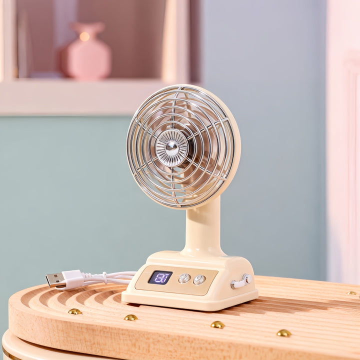 Women Portable Table Fan with Digital Control Stornfield