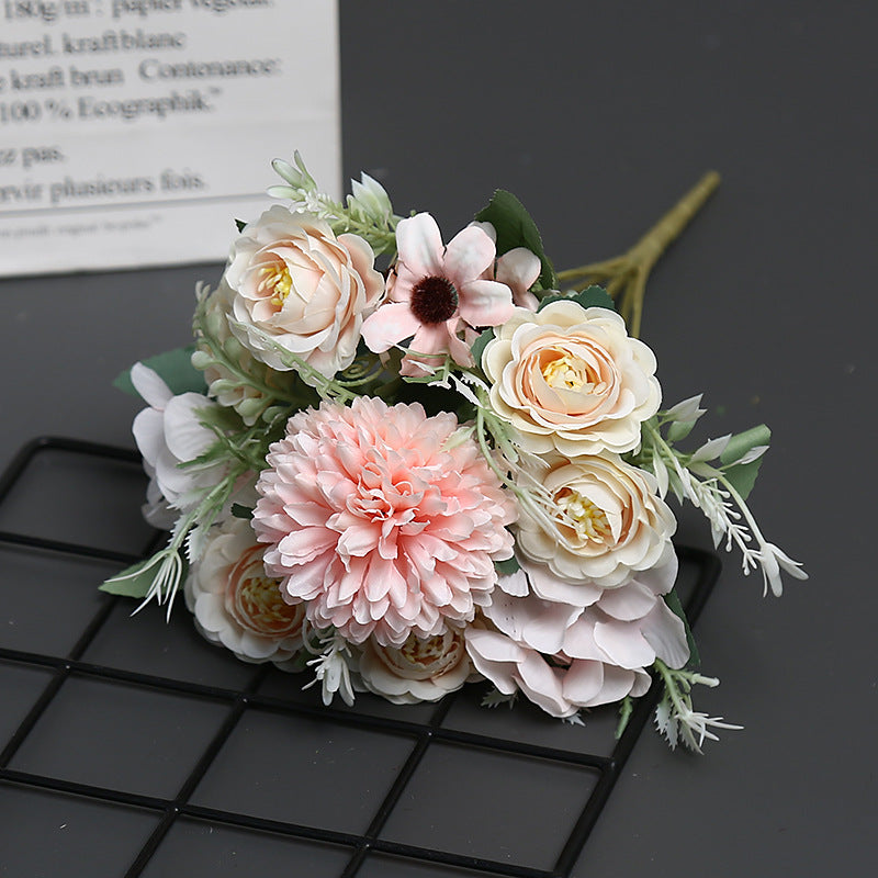 Lifelike Floral Bouquet Arrangement