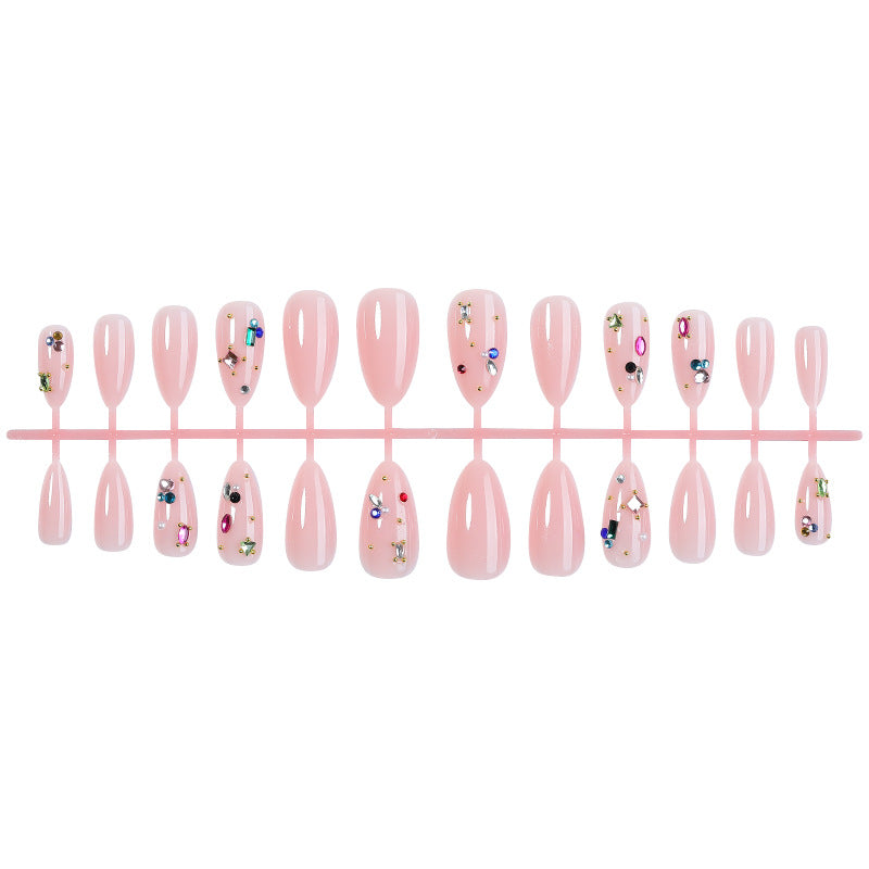 Decorative Gemstone Press-On Nail Art Set Stornfield