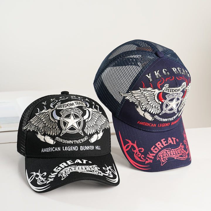 Unisex Trucker Cap with graphic design and breathable mesh Stornfield