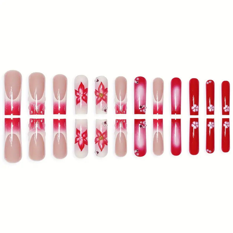 Floral Nail Art Extensions Stornfield