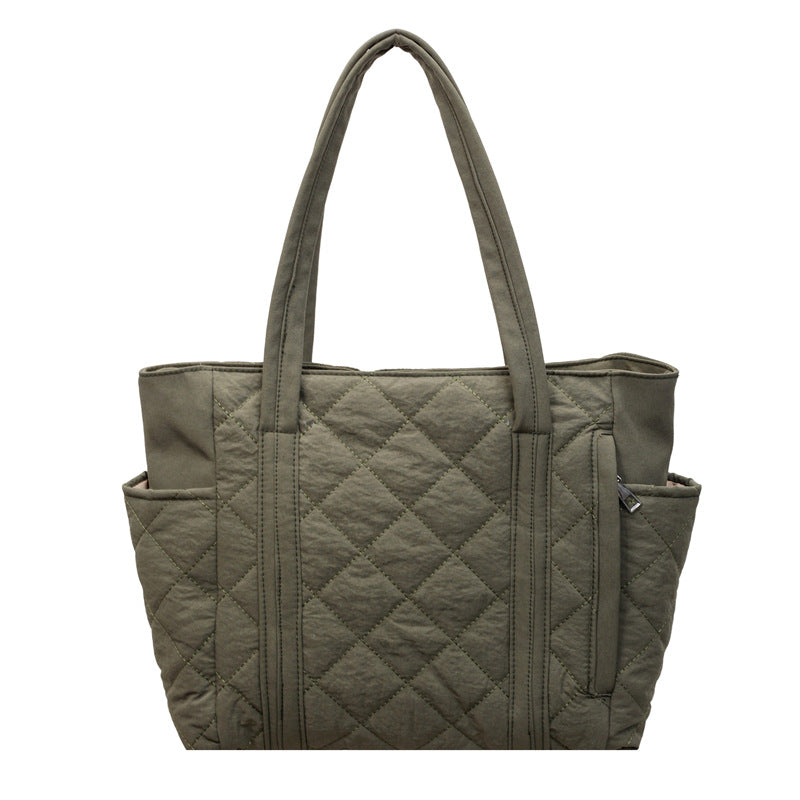 Quilted Functional Utility Tote