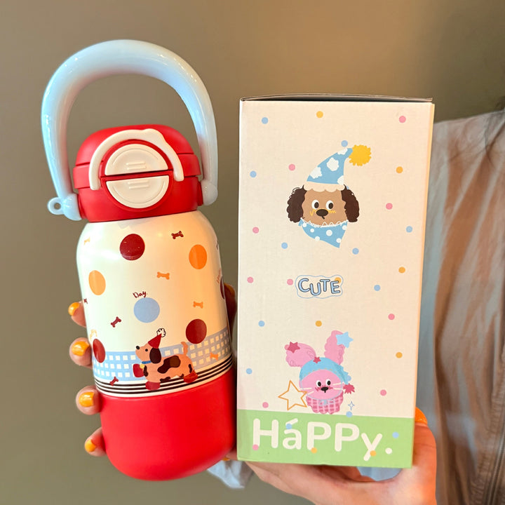 Women's water bottle with interactive animal design Stornfield