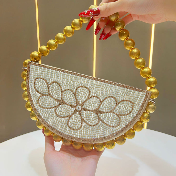 Beaded Floral Evening Bag