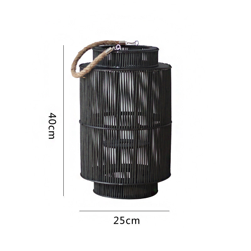 Decorative Rattan Lantern Stornfield