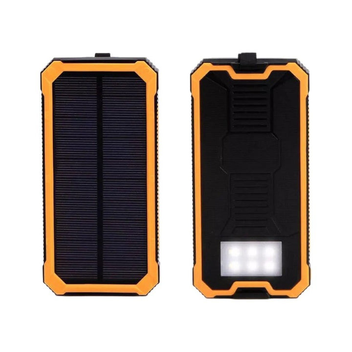 Robust and Portable Solar Power Bank with Integrated LED Lamp Stornfield