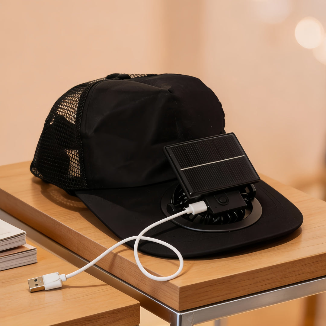 Ladies Cooling Sun Hat with Integrated Fan Stornfield