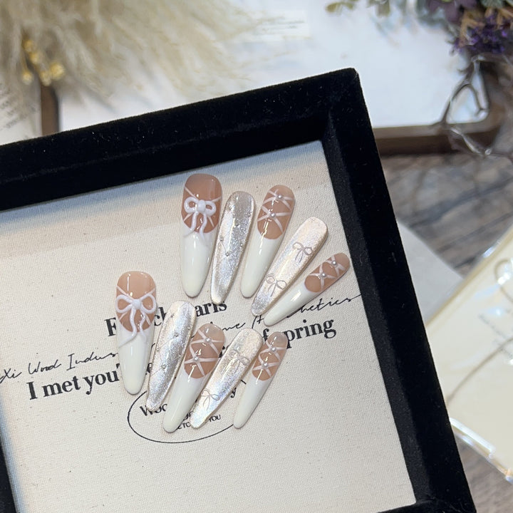 Premium Decorative Press-On Nail Tips