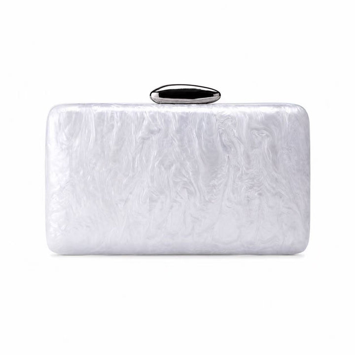 Elegant Textured Box Clutch