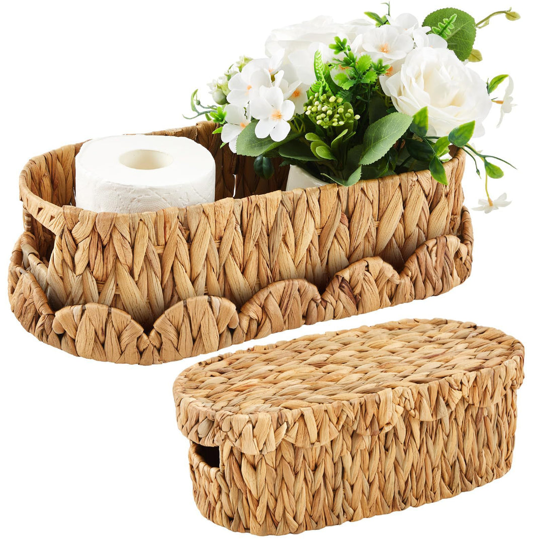 Oval Woven Storage Basket Stornfield