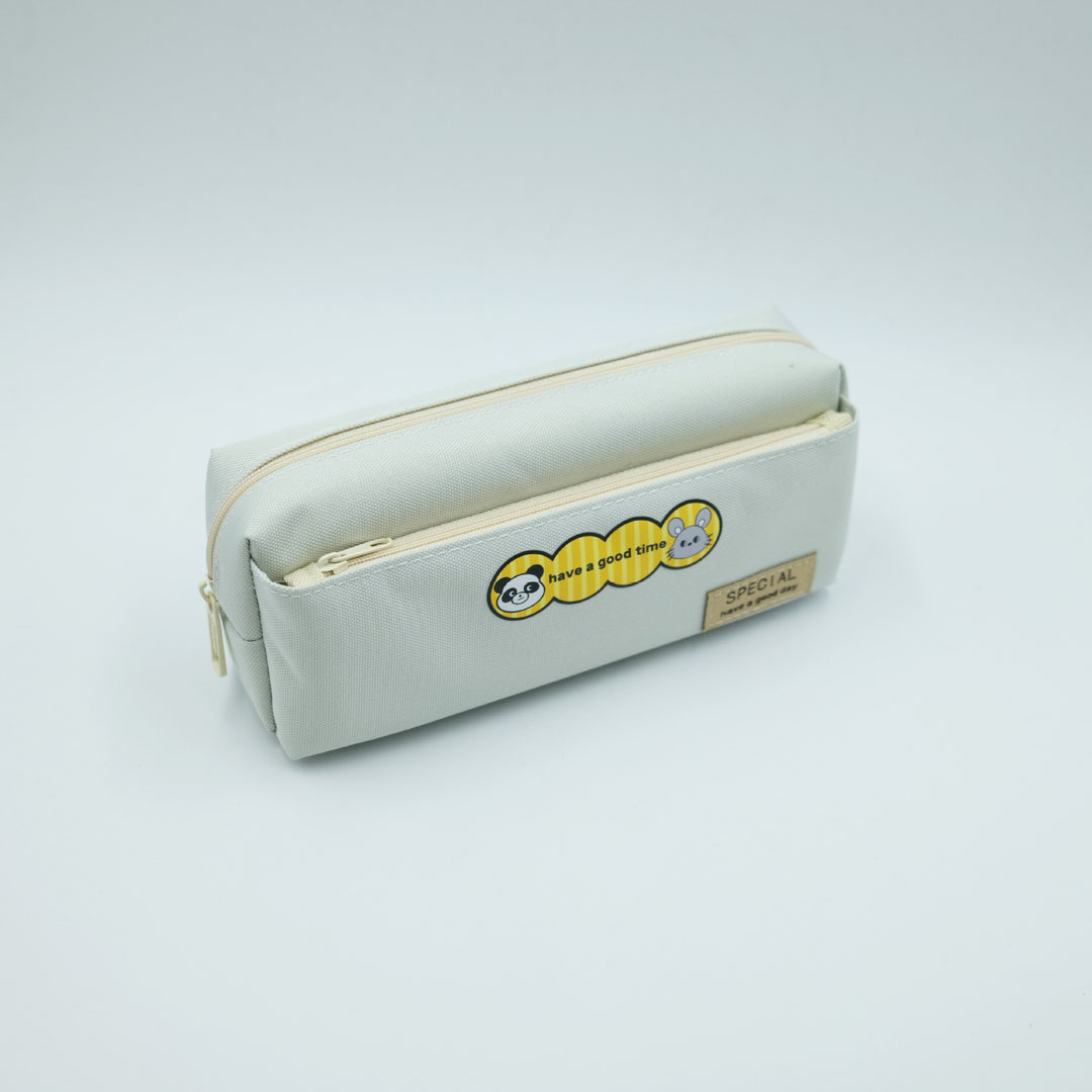 Fun Character Multi-Zipper Pencil Case