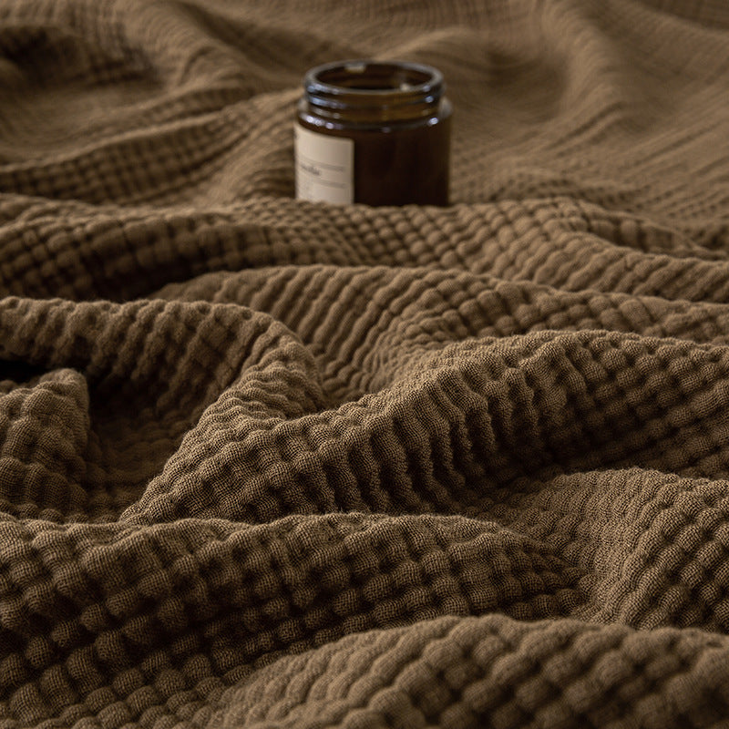 Cozy Waffle Weave Blanket