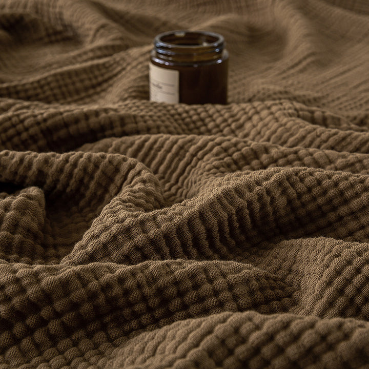 Cozy Waffle Weave Blanket