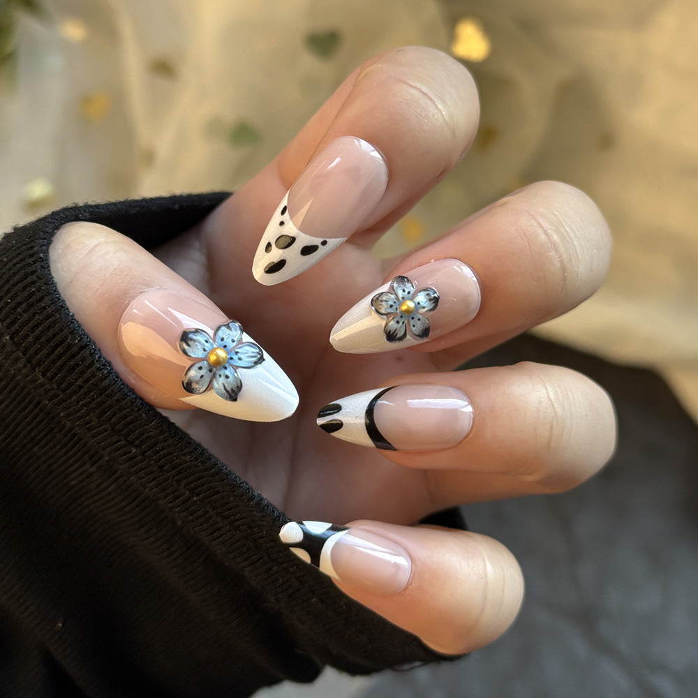 Floral-Themed Press-On Nail Design Collection Stornfield