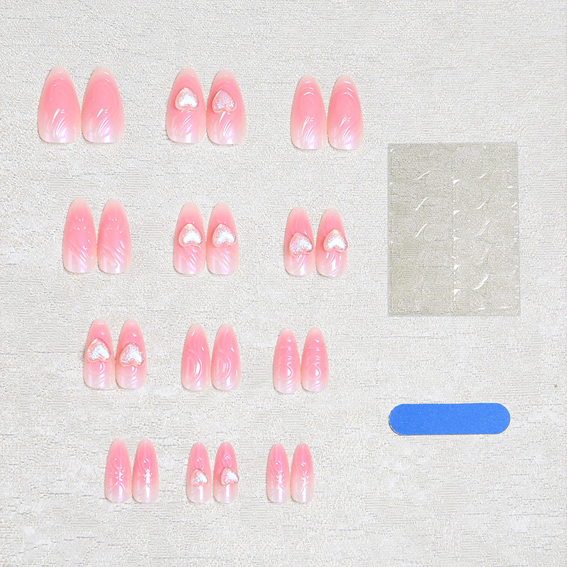 Artful Nail Tips with Transparent Design Stornfield