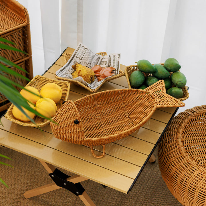 Decorative Woven Fish-Shaped Basket Stornfield
