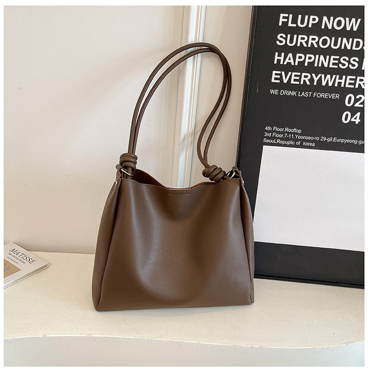 Minimalist Faux Leather Hobo Bag Stornfield