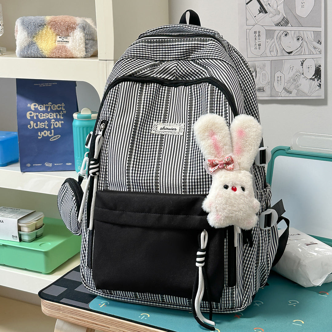 Multi-Functional Striped Backpack Stornfield