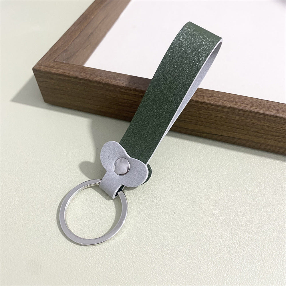 Floral Leather Keyring Stornfield