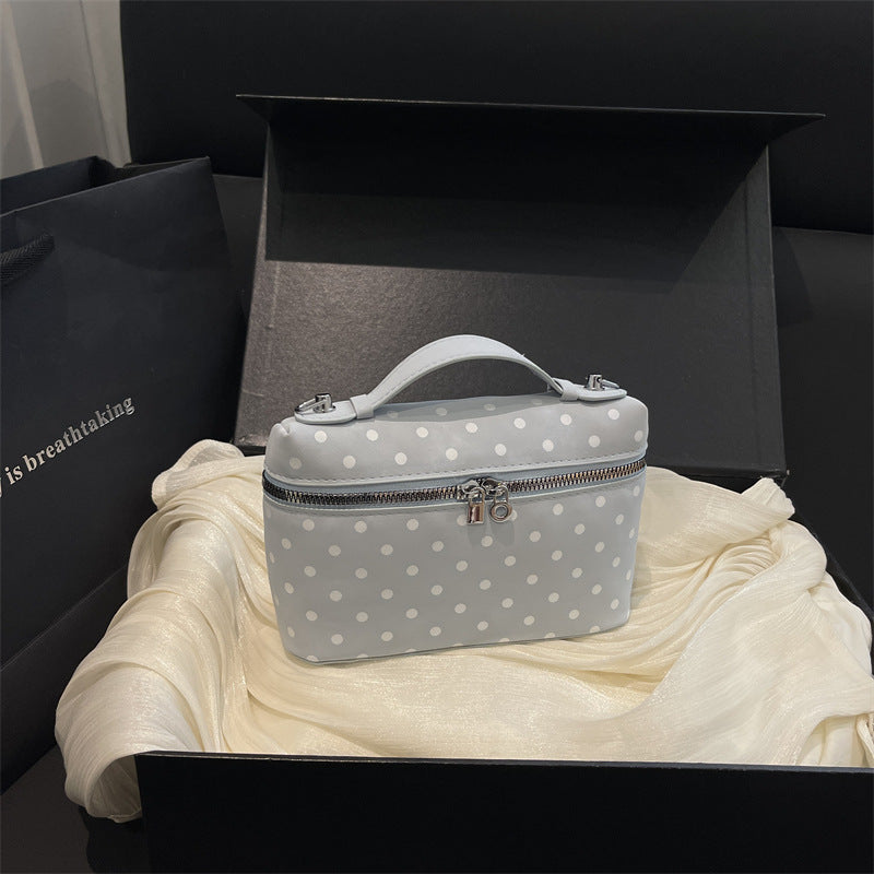 Stylish Polka Dot Makeup Organizer