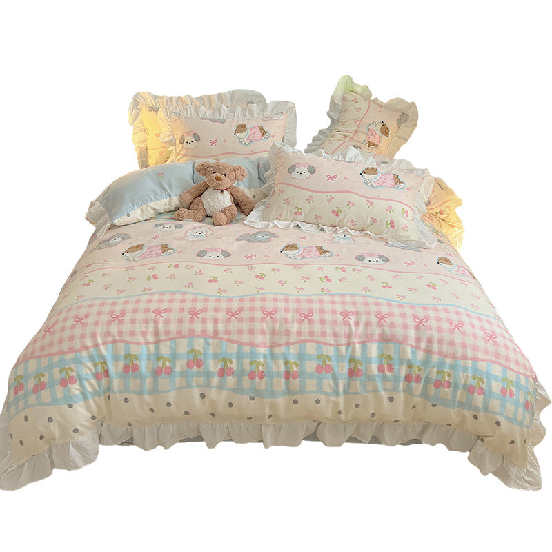 Playful Cartoon-Themed Bedding Set