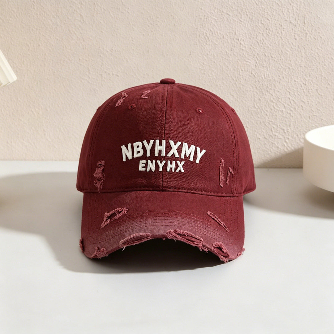 Men's Casual Distressed Textured Baseball Cap Stornfield