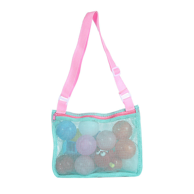 Versatile Beach Bag In Airy Mesh Design Stornfield