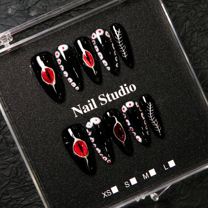 Artistic Sculpted Press-On Nail Enhancements