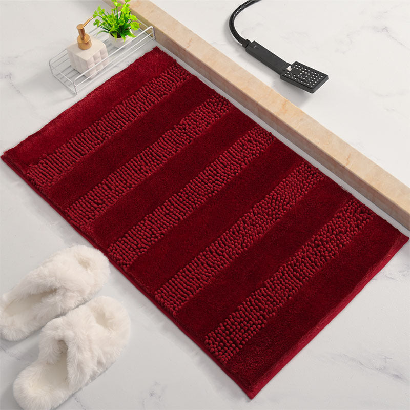 Plush Textured Shower Rug