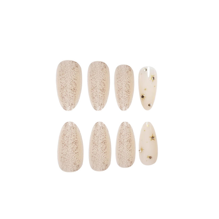 Glamorous Glittery Press-On Nail Art Stornfield