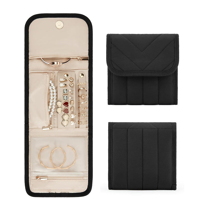 Jewelry organizer with versatile compartment layout Stornfield
