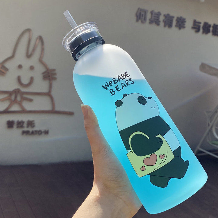 Women's creative drinking bottle with playful panda design Stornfield