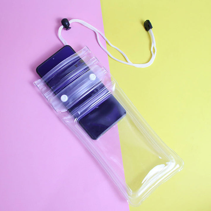 Unisex waterproof smartphone bag with flexible carrying strap Stornfield