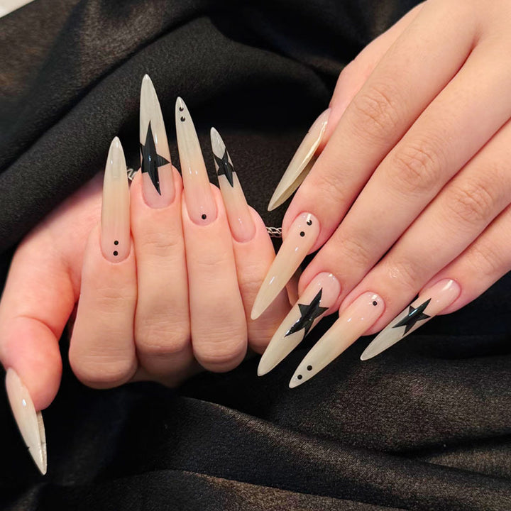Artistic Long Stiletto Nail Enhancements Stornfield