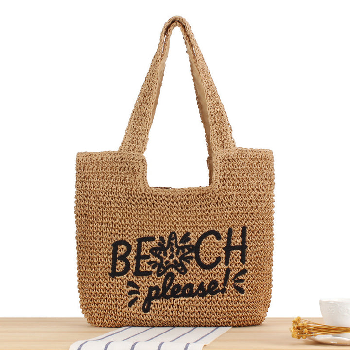 Casual Beach Bag Made of Refined Weave Stornfield