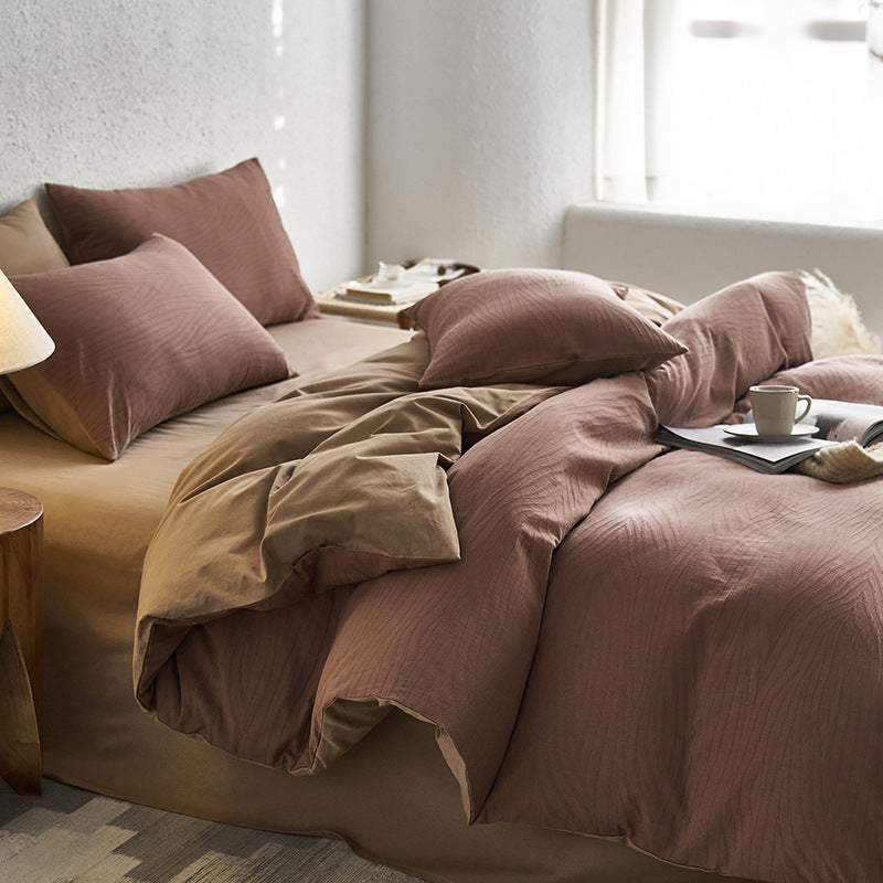 Textured Luxury Duvet Cover Set