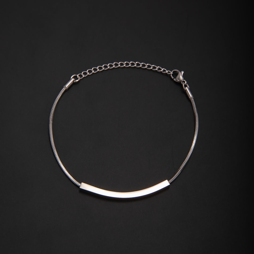 Elegant Minimalist Silver Chain Bracelet Stornfield