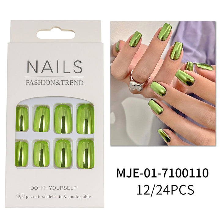 Glossy Press-On Nails Set Stornfield