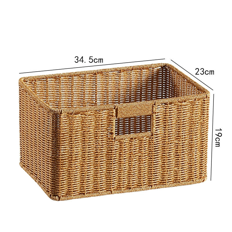 Premium Handwoven Square Storage Basket Stornfield