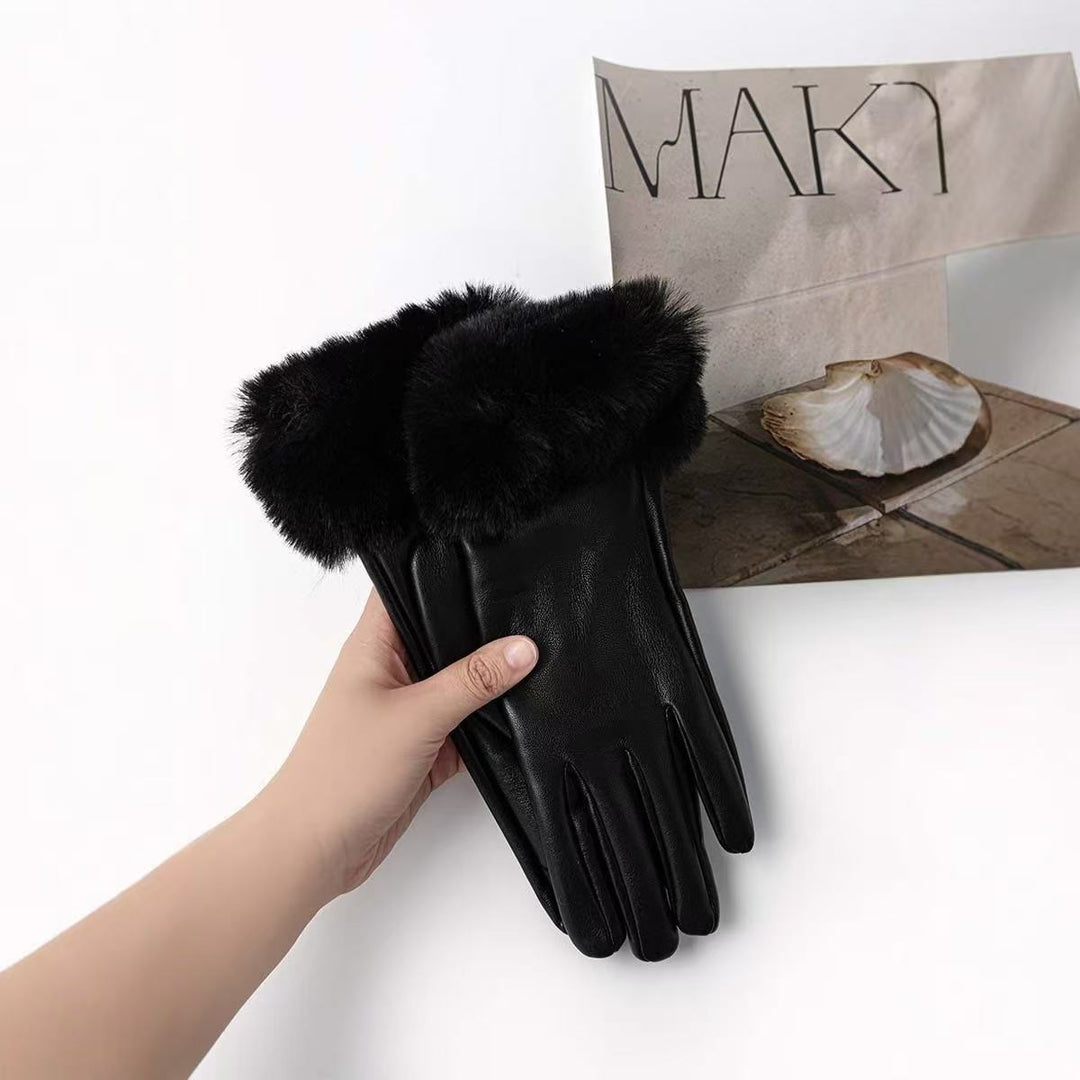 Elegant Touchscreen Leather Gloves Stornfield